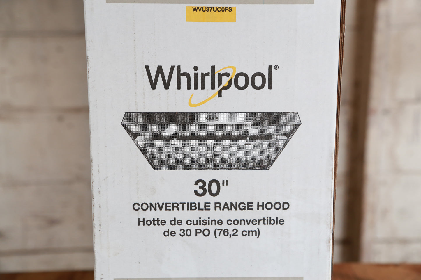 Whirlpool 30 in Range Hood