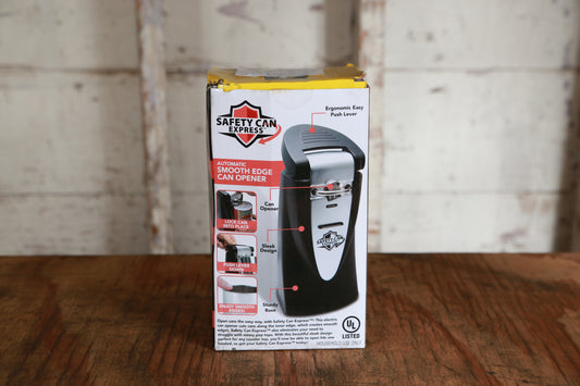Safety Can Express Black Electric Can Opener