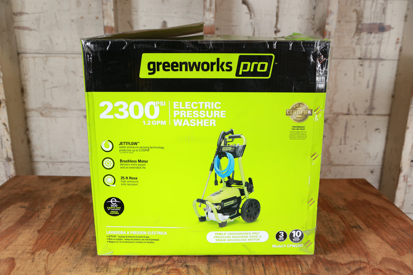 Greenworks Pro 2300-PSI 2.3-GPM Cold Water Electric Pressure Washer