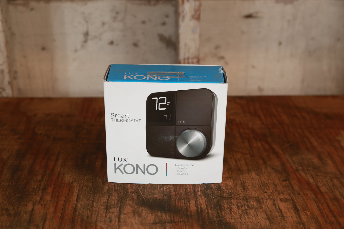 Lux Kono Smart Stainless Steel Smart Thermostat with Wi-Fi Compatibility