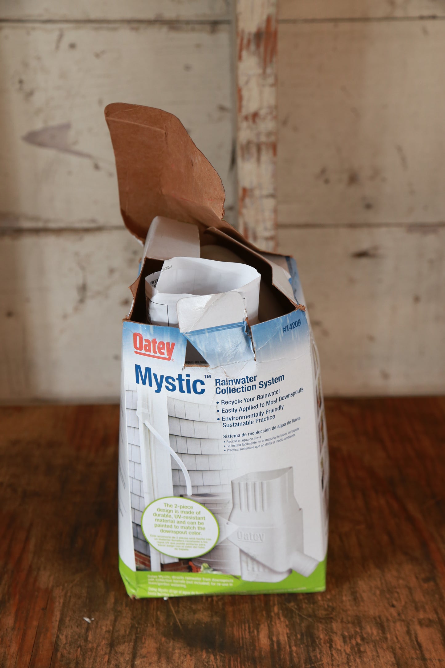 Oatey Mystic PVC 6-in White Rain Barrel Diverter