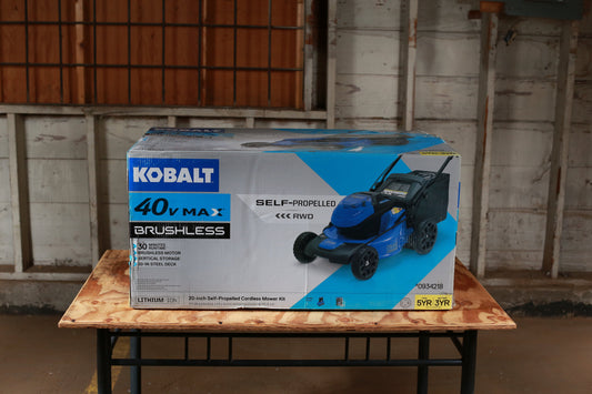 Kobalt 40-Volt Max Brushless 20-in Push Cordless Electric Lawn Mower